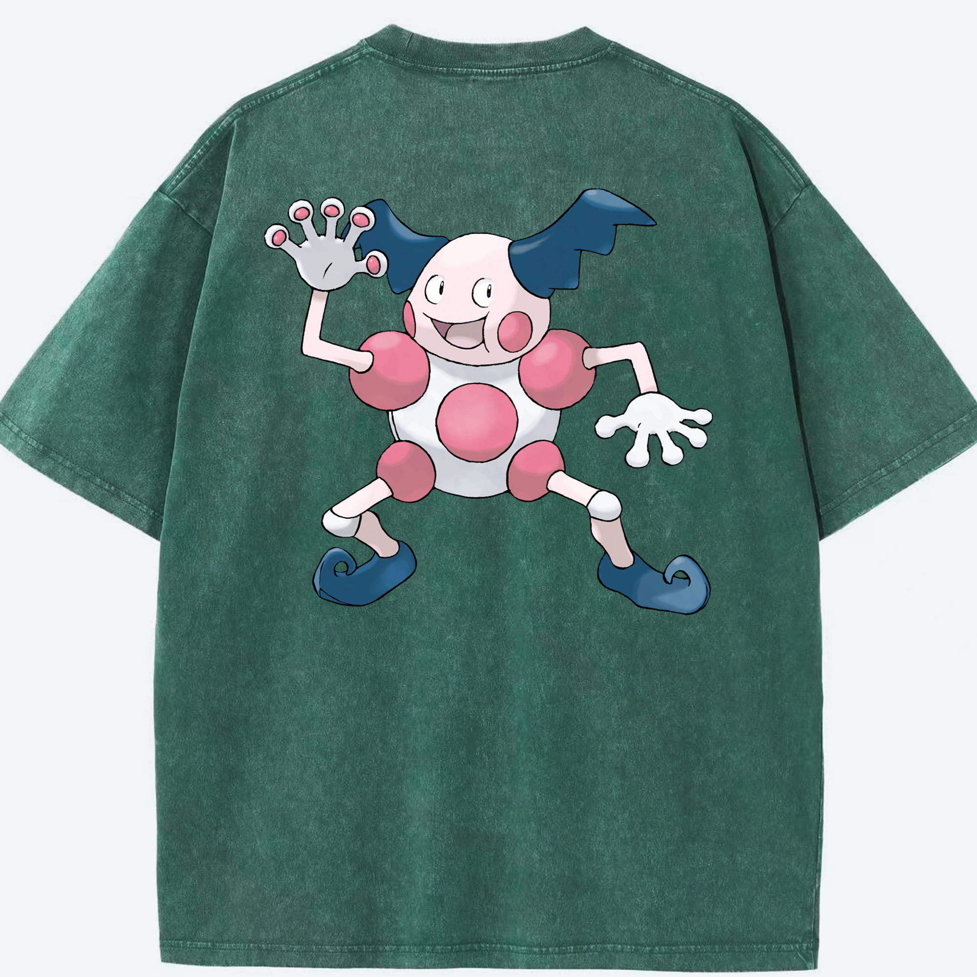 （画像用） ポケットモンスター Pokémon 綿100% ヴィンテージ風 半袖Tシャツ（背面プリント）